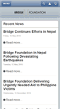 Mobile Screenshot of bridgefoundation.net