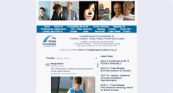 Desktop Screenshot of bridgefoundation.org.uk